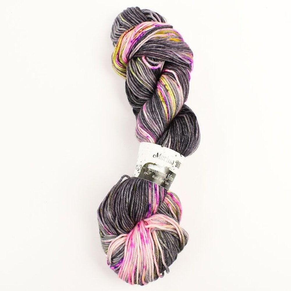 Hedgehog Fibres Merino DK Yarn Springy Twist Merino Wool Hand-Dyed Oracle